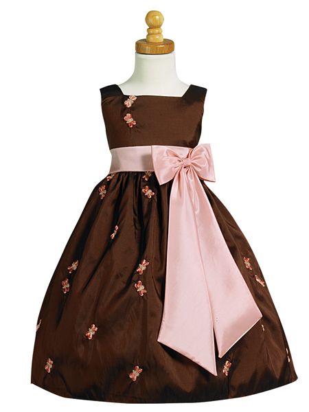 Детское платье "Шоколадная бабочка"